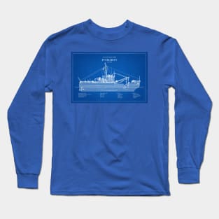 Evergreen wlb-295 United States Coast Guard Tender - ABD Long Sleeve T-Shirt